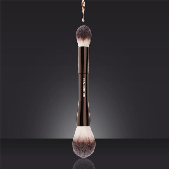 Hourglass Makeup Brush- No.18 Veil Powder Brush Soft Fiber Hair Double Head - Picture 4 of 7